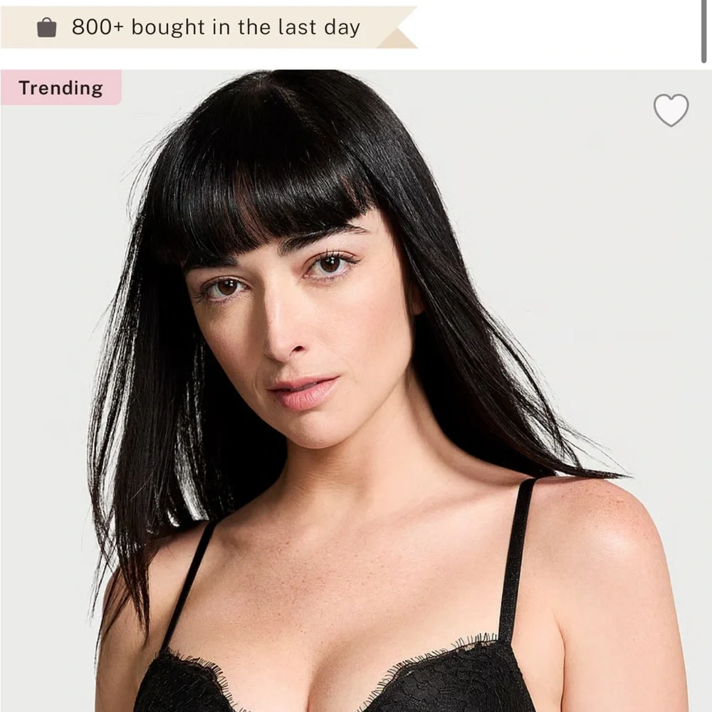 Victoria's Secret Lace Push-Up Bra Set in Fuchsia, White, Pink, Black, Red, Blue - Picture 5 of 6